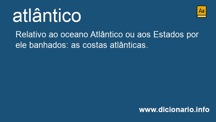 Significado de atlntico
