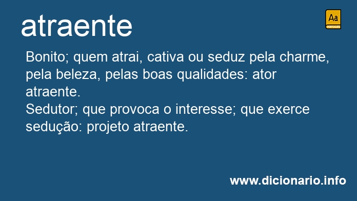 Significado de atraente