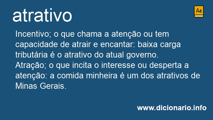 Significado de atrativa