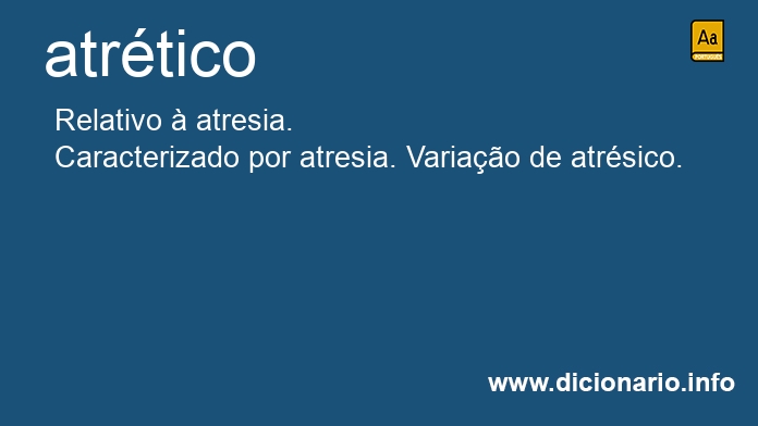 Significado de atrtico