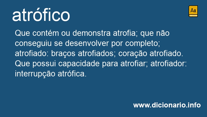 Significado de atrfico