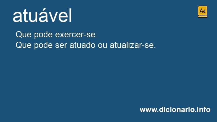 Significado de atuvel