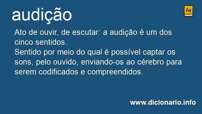 Significado de audio