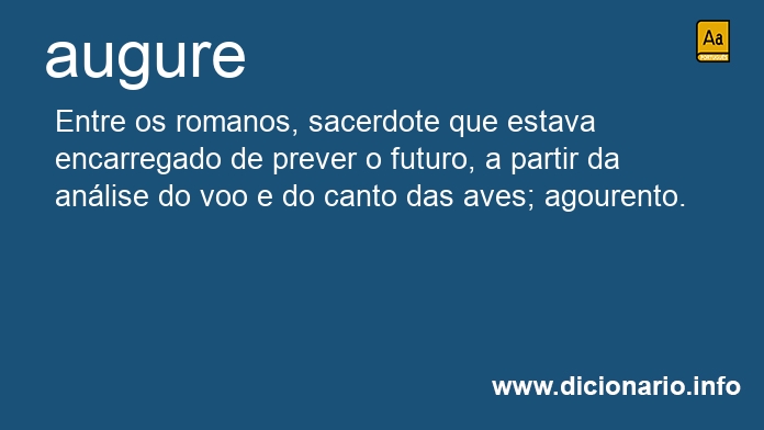 Significado de augure