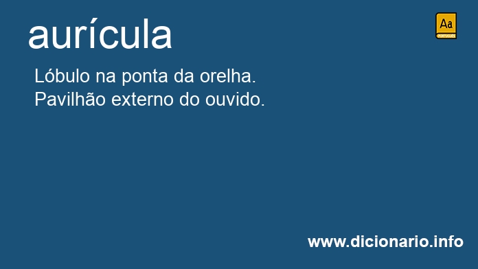 Significado de aurculas