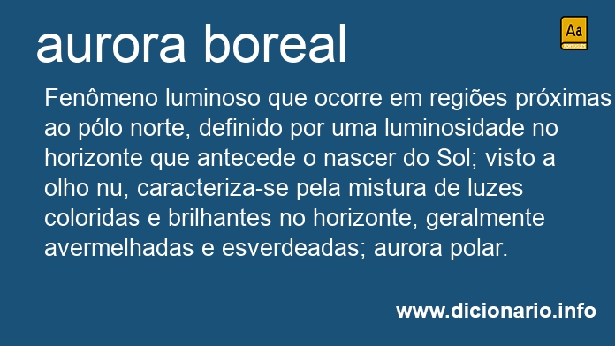 Significado de aurora boreal