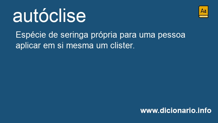 Significado de autclise