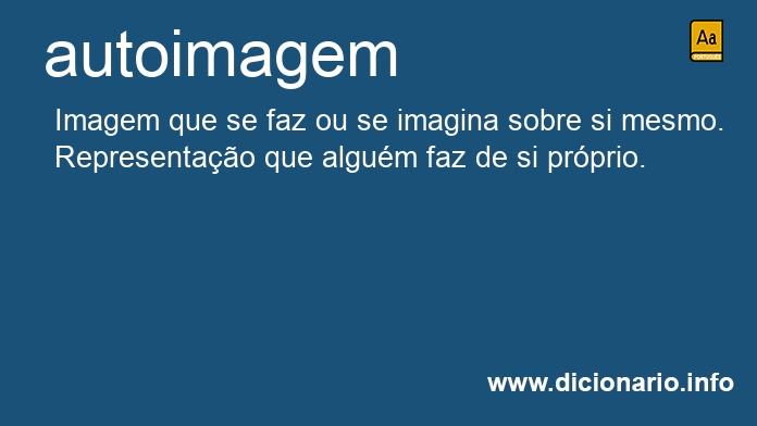 Significado de autoimagem