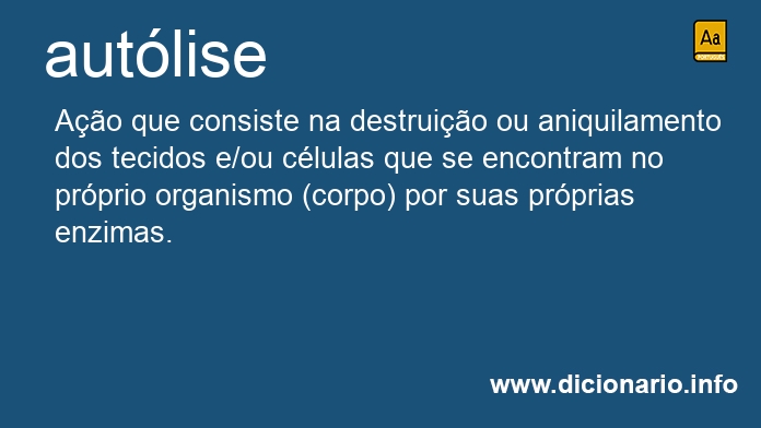 Significado de autlise