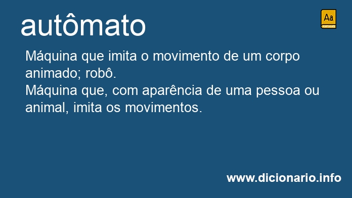 Significado de autmata