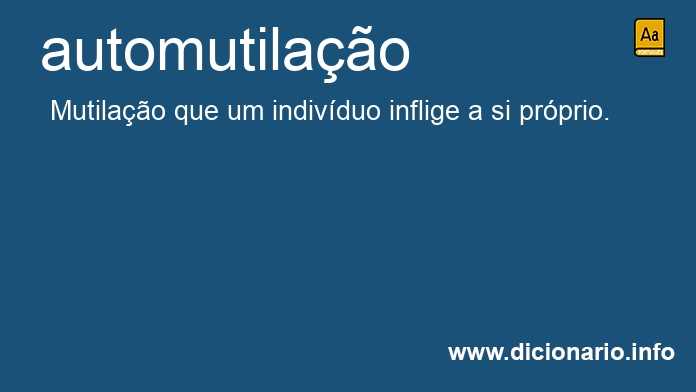 Significado de automutilao