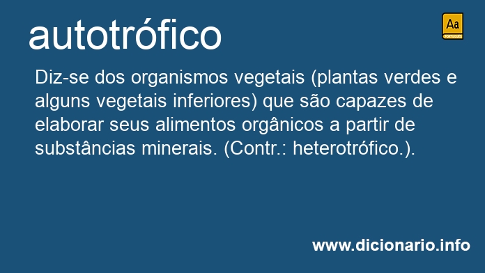 Significado de autotrfico