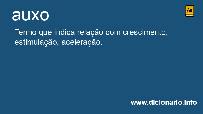 Significado de auxo