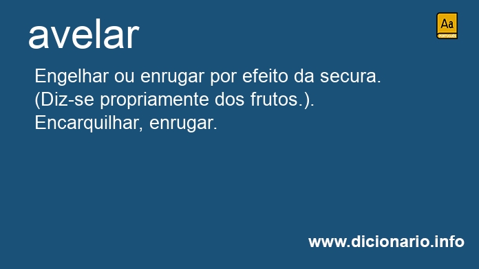 Significado de avelamos