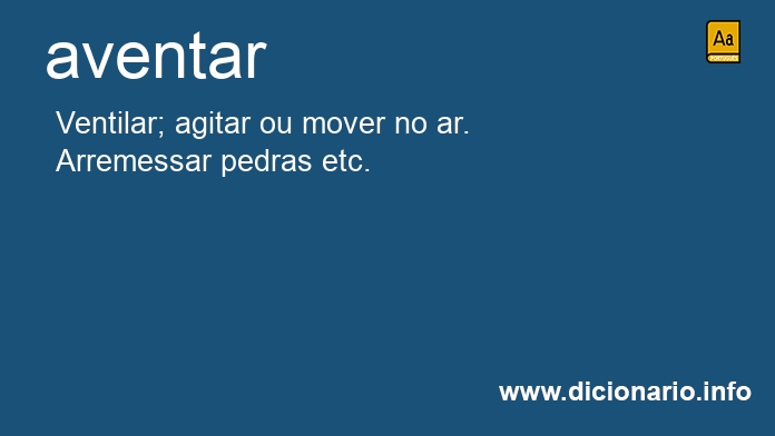 Significado de aventars