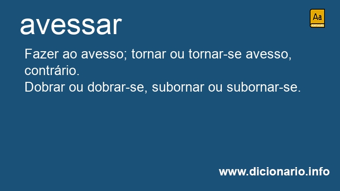 Significado de avessar