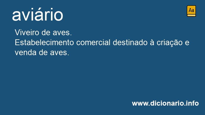 Significado de avirio