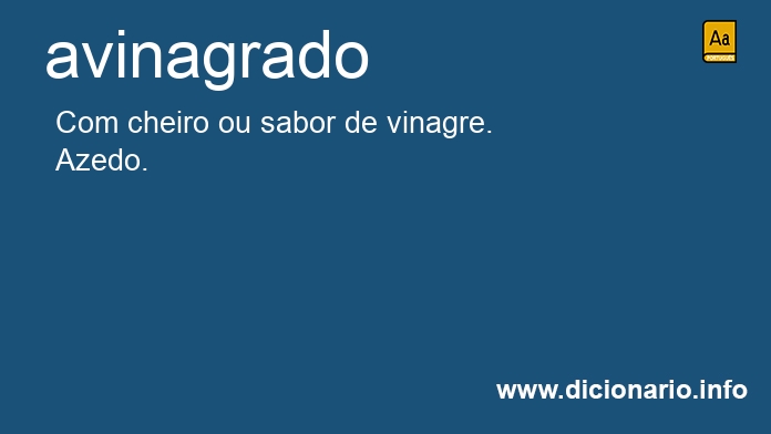 Significado de avinagrada