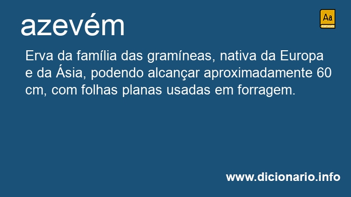 Significado de azevm