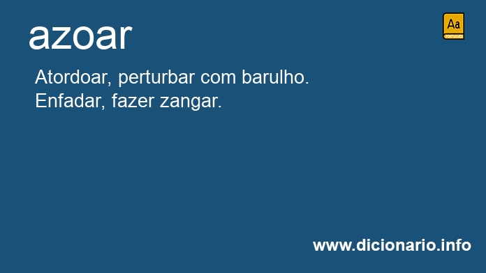 Significado de azoar