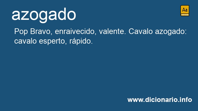 Significado de azogado