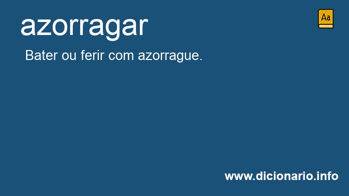 Significado de azorraga