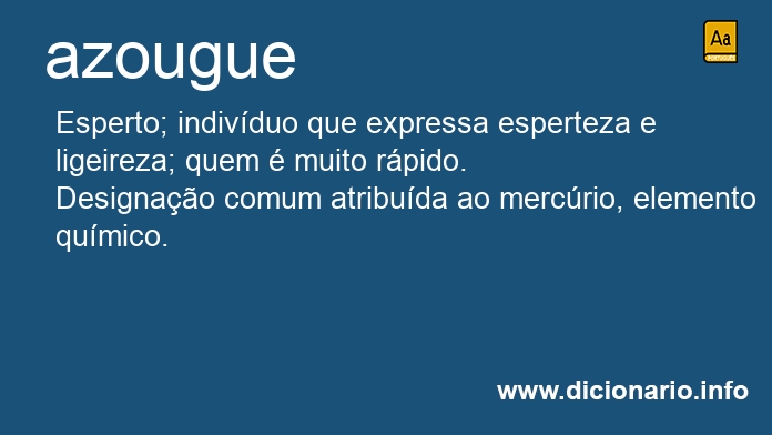 Significado de azougue