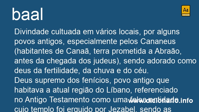 Significado de baal