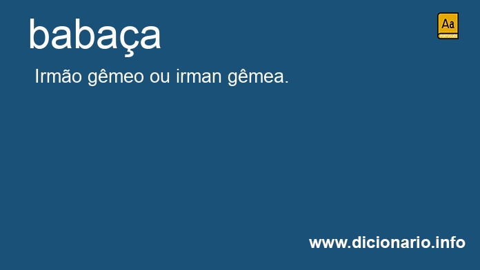 Significado de babaa
