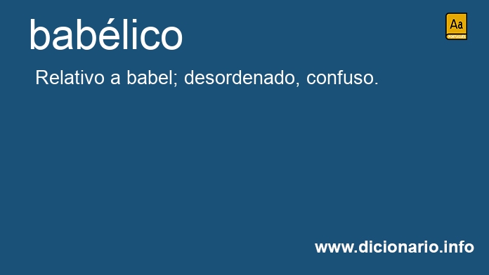 Significado de bablico