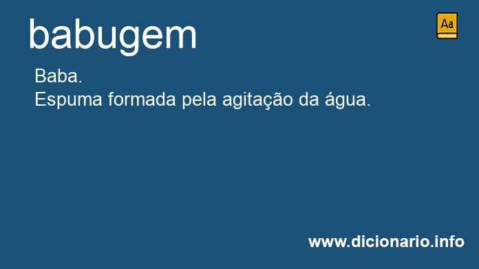 Significado de babugens