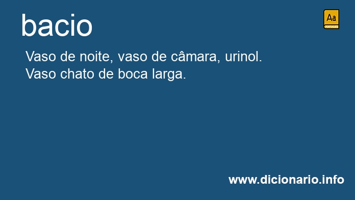 Significado de bacios