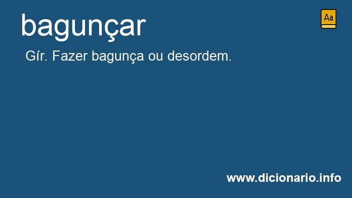 Significado de baguncemos