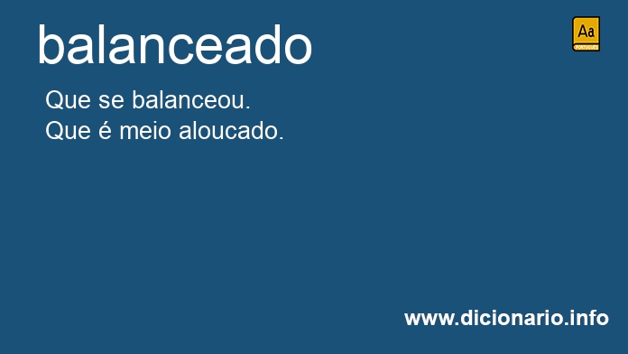 Significado de balanceado