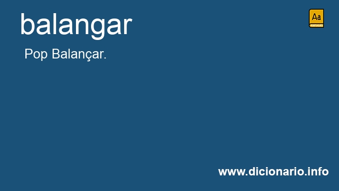 Significado de balango
