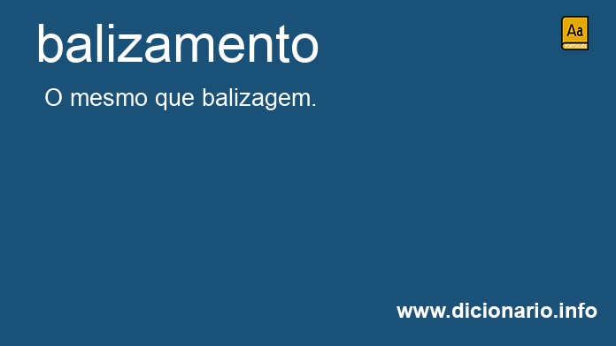Significado de balizamento