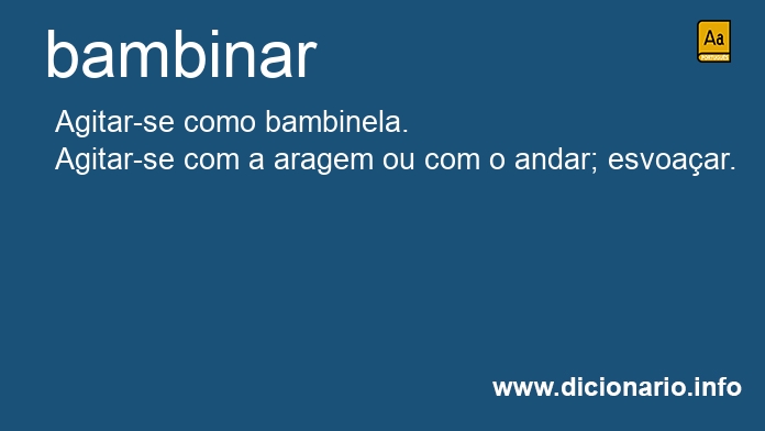 Significado de bambinai