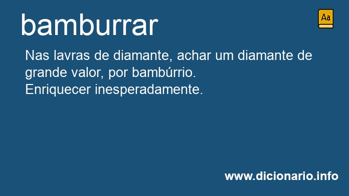 Significado de bamburra