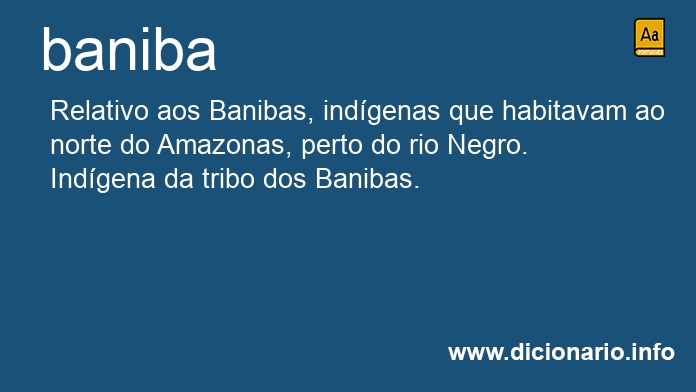 Significado de baniba