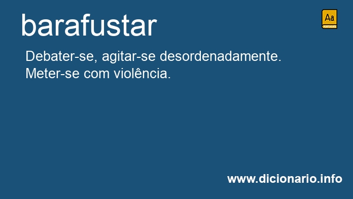 Significado de barafuste