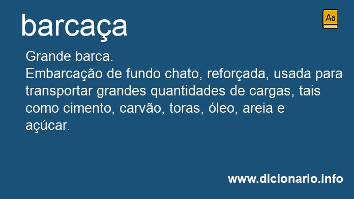 Significado de barcaas