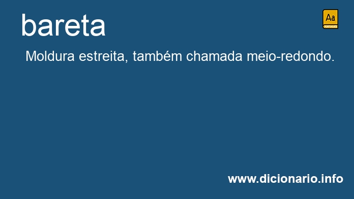 Significado de bareta