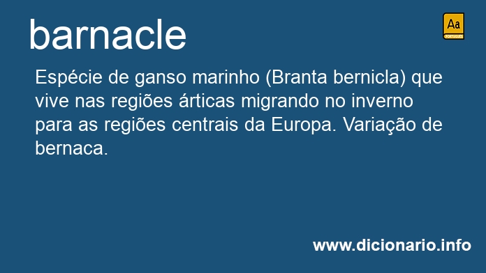 Significado de barnacle