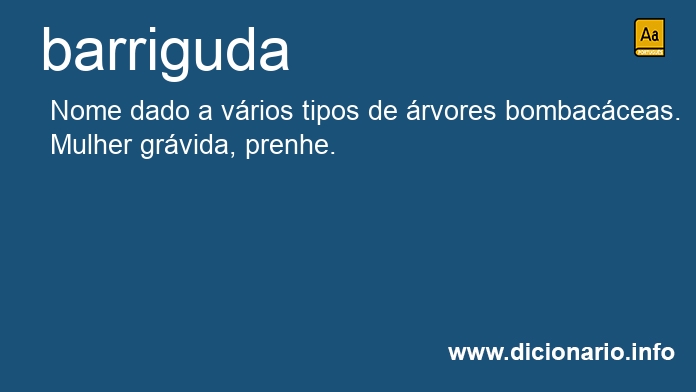 Significado de barrigudas