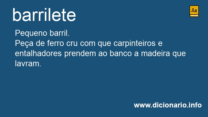 Significado de barrilete