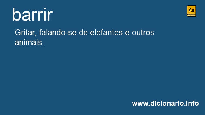 Significado de barririas