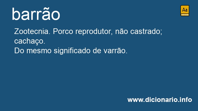 Significado de barroa