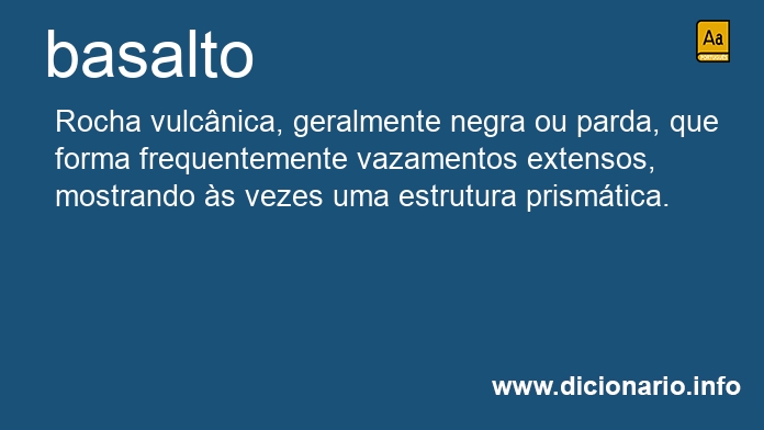 Significado de basalta