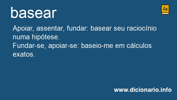 Significado de basear