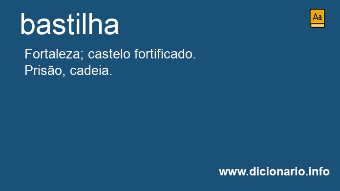 Significado de bastilha